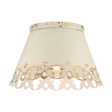 Golden 0883-3FM AI - Wry Lighting Eloise 3-light Flush Mount in Antique Ivory